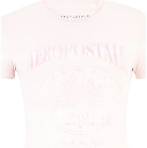 Tričko AÉROPOSTALE růžová / světle růžová