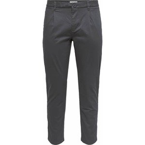 Kalhoty se sklady v pase 'Cam' Only & Sons šedá
