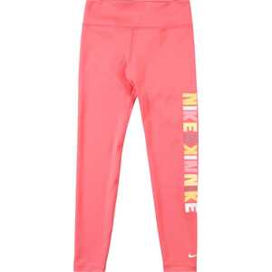 Sportovní kalhoty Nike žlutá / korálová / růžová / bílá