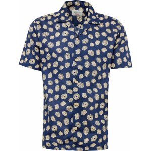 Košile Springfield béžová / námořnická modř