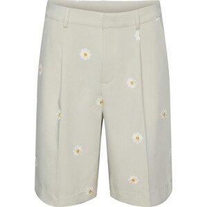 Kalhoty 'KYLE' IIQUAL béžová / tmavě žlutá / bílá