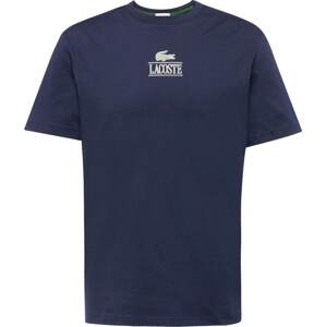 Tričko Lacoste námořnická modř / světle zelená / bílá