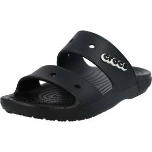 Pantofle 'Classic' Crocs černá / bílá