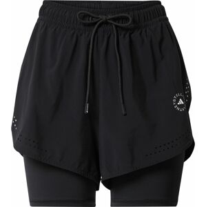 Sportovní kalhoty 'Truepurpose 2-In-1' adidas by stella mccartney černá / bílá