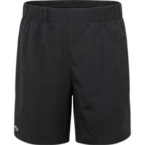 Sportovní kalhoty Lacoste Sport šedá / trávově zelená / jasně červená / černá