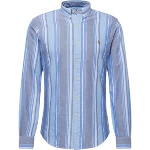 Košile Polo Ralph Lauren modrá / světlemodrá / bílá