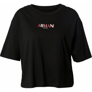 Tričko Armani Exchange červená / černá / bílá