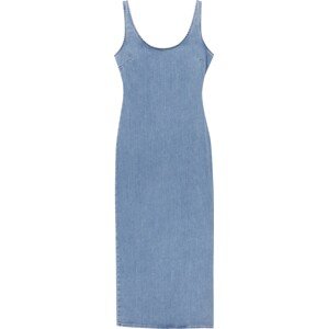 Šaty Pull&Bear modrá džínovina
