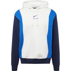 Mikina Nike Sportswear modrá / námořnická modř / bílá