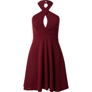 Koktejlové šaty 'OFRI' WAL G. vínově červená