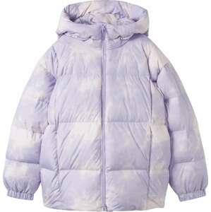 Zimní bunda Tom Tailor Denim světle fialová / offwhite