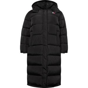 Zimní kabát 'ALASKA' Tommy Jeans Curve námořnická modř / červená / černá / bílá