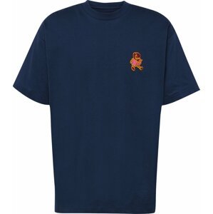 Tričko Carhartt WIP námořnická modř / rezavě hnědá / světle hnědá
