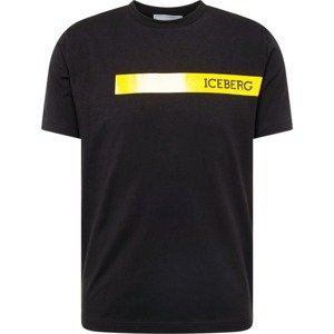 Tričko ICEBERG žlutá / černá / bílá