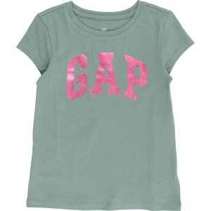 Tričko GAP pastelově zelená / růžová