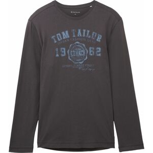 Tričko Tom Tailor marine modrá / grafitová