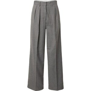Kalhoty se sklady v pase 'Holsye' SECOND FEMALE šedý melír