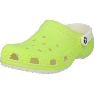 Pantofle 'Classic' Crocs světle zelená / černá