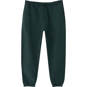 Kalhoty Pull&Bear smaragdová / jedle / tmavě zelená