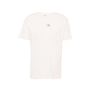 Tommy Jeans Tričko světlemodrá / pink / růže / bílá