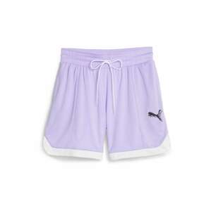 PUMA Sportovní kalhoty pastelová fialová / černá / bílá