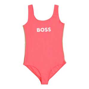 BOSS Kidswear Plavky melounová / bílá