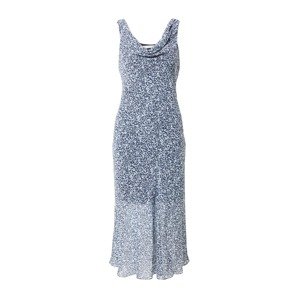 Abercrombie & Fitch Letní šaty kouřově modrá / offwhite