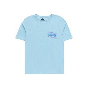 QUIKSILVER Funkční tričko nebeská modř / světlemodrá / světle růžová / černá