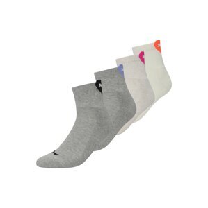PUMA Ponožky  béžová / světlemodrá / šedý melír / oranžová