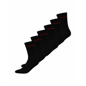 HUGO Ponožky  karmínově červené / černá