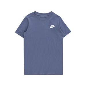 Nike Sportswear Tričko chladná modrá / bílá