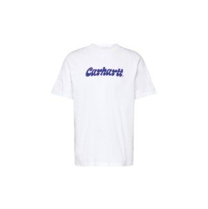Carhartt WIP Tričko  modrá / fialová / bílá