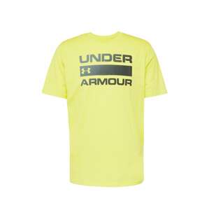 UNDER ARMOUR Funkční tričko 'TEAM ISSUE' žlutá / černá