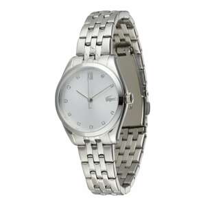 LACOSTE Analogové hodinky 'TUILERIE'  stříbrně šedá / stříbrná / průhledná
