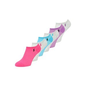 Polo Ralph Lauren Ponožky 'DIAMOND'  světlemodrá / světle šedá / světle fialová / světle růžová