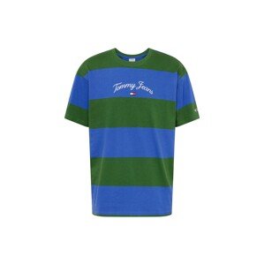 Tommy Jeans Tričko námořnická modř / královská modrá / zelená / offwhite