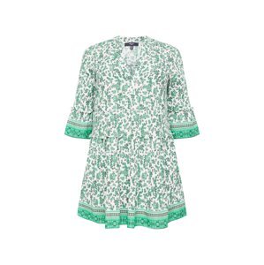 Vero Moda Curve Šaty 'MILAN' zelená / pastelově zelená / černá / bílá