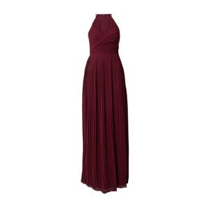 TFNC Společenské šaty 'SIDONY' burgundská červeň