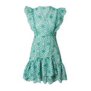 Suncoo Letní šaty 'CASSI' zelená / offwhite