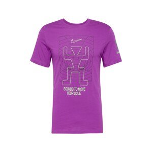 Nike Sportswear Tričko mátová / tmavě fialová / černá
