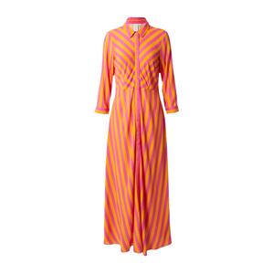 Y.A.S Košilové šaty 'Savanna'  tmavě oranžová / pink