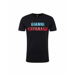 Gianni Kavanagh Tričko aqua modrá / červená / černá