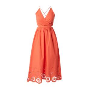 Suncoo Letní šaty tmavě oranžová