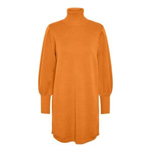 Y.A.S Úpletové šaty 'FONNY' tmavě oranžová