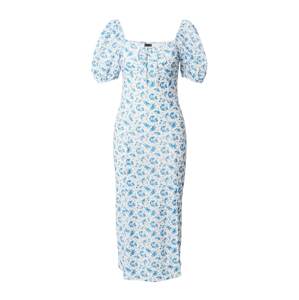 Gina Tricot Letní šaty modrá / offwhite