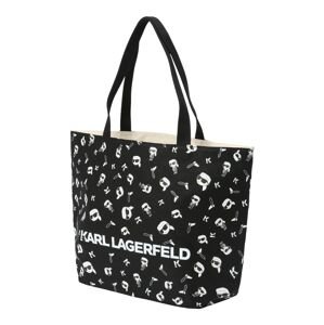 Karl Lagerfeld Nákupní taška 'Ikonik 2.0' tělová / černá / bílá