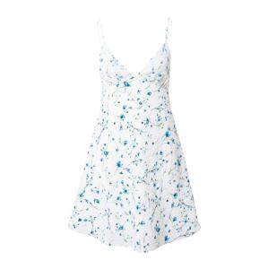 Gina Tricot Letní šaty modrá / nefritová / bílá