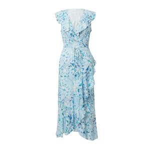 River Island Letní šaty 'SENORITA' modrá / světlemodrá / bílá