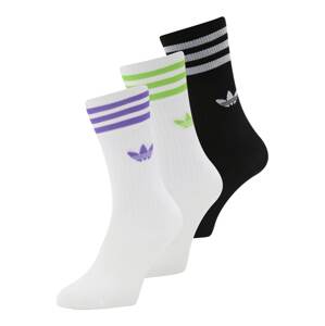 ADIDAS ORIGINALS Ponožky  světle zelená / fialová / černá / bílá