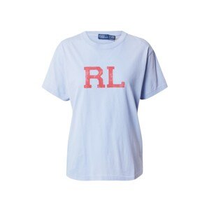 Polo Ralph Lauren Tričko 'PRIDE' světlemodrá / červená